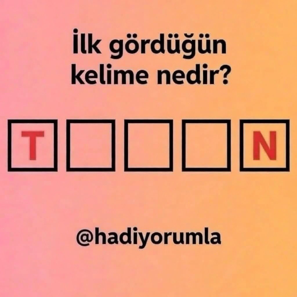 Yorumlara bakmadan, 10 saniye içinde kaç farklı kelime bulabilirsiniz?