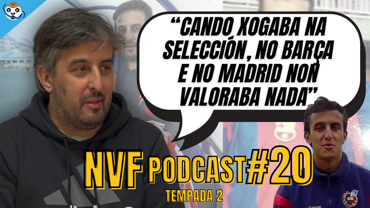 🎙️ Xa dispoñible o #NVFPodcast 🎙️

👤 Miguel Mateos, un talento precoz e unha das zurdas máis prometedoras de Galicia

🔙Do Lugo ao Real Madrid, pasando polo Barça 

✨ Protagonista dunha carreira que non tivo o desenlace que todos agardaban

Preme: 🔗youtu.be/2r4QAG1Fl5E