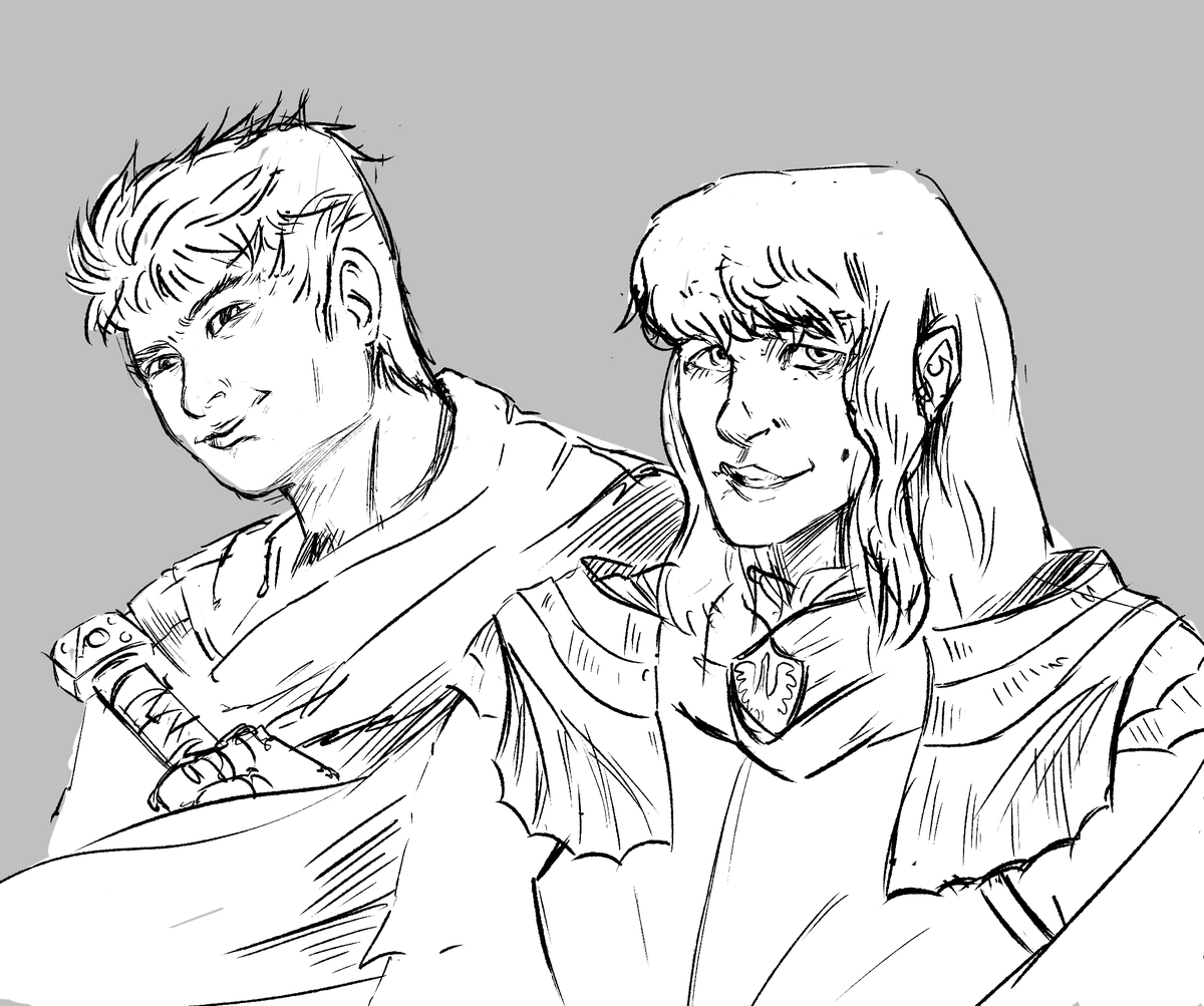 SupaLuciole's tweet photo. Heated Rivalry X Berserk ✊😔(But with the secret ending.) https://t.co/7PaQ80cj3j