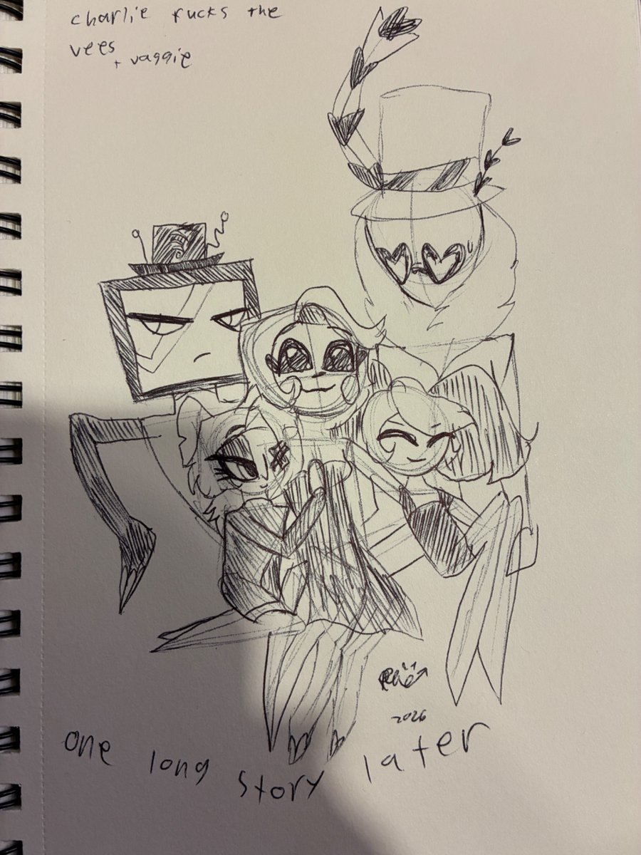 Roxy1010904's tweet photo. It's a long story.
#chaggie #VoxVal #royalvelvette #fallenfashion #polyvees #Vees #charletino #staticbelle #charliexvees #crappyart (everyone is so off model I’m sorry) https://t.co/SPNXkeb7Pp