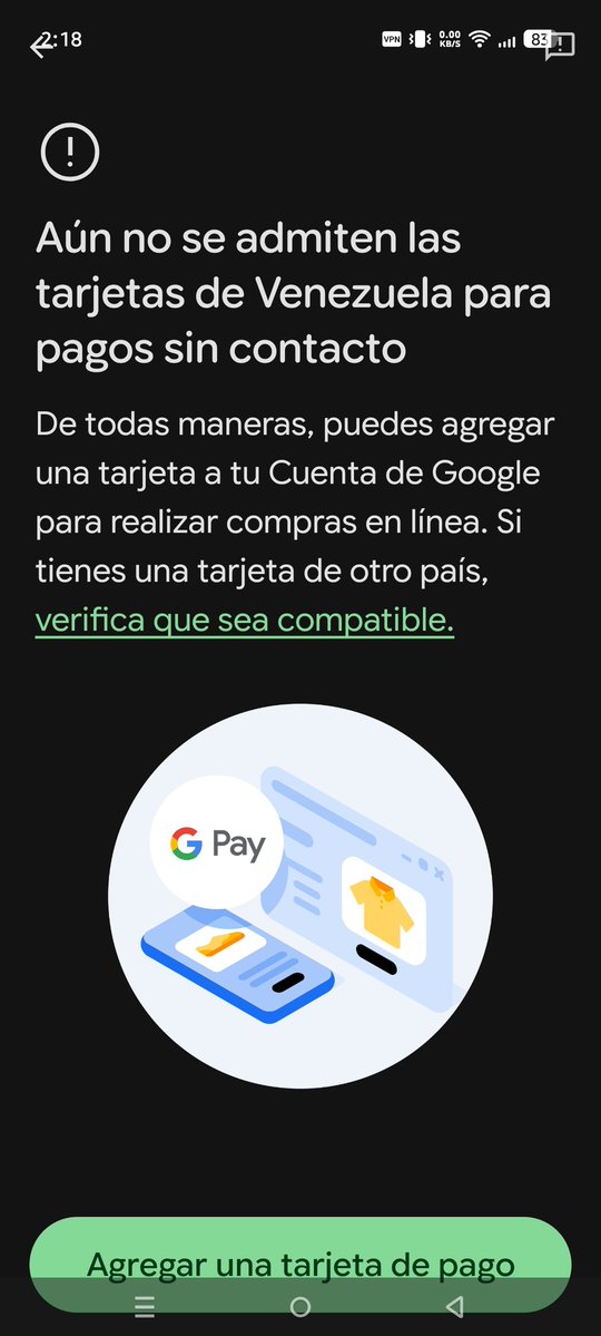 Alguien me ayuda?
No puedo afiliar mi tarjeta digital internacional del banco de Venezuela <a href="/BcodeVenezuela/">Banco de Venezuela</a>  quien sepa hacerlo porfa se lo agradezco