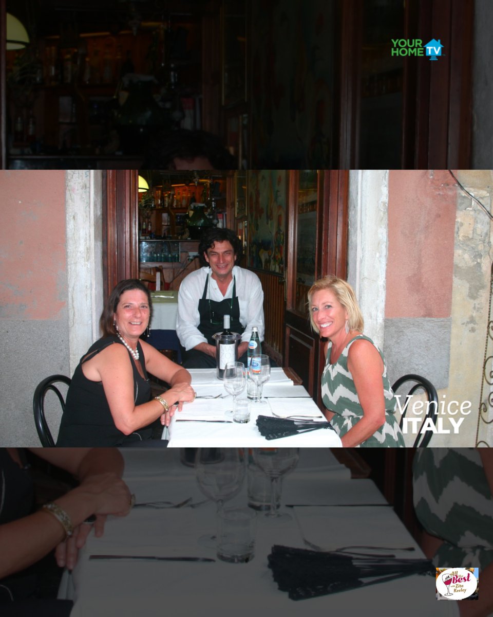 Spritzes, cicchetti, and a Michelin-starred dinner—this is Venice done right. 🇮🇹🍷
Watch the full episode: yourhometv.com/watch/video/wa… 
Watch all episodes: yourhometv.com
#Venice #Travel #Italy #ZitaKeeley #YourHomeTV