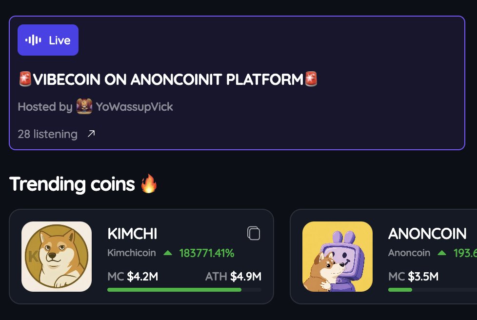 anoncoinit's tweet photo. For those new to Anoncoin: If you host a community space for your coin, it will be highlighted in the product. Front and center.

That's how we encourage building a real community. It's also the best way to educate and onboard new believers.

That's the Doge way. https://t.co/eelLN1Jqna