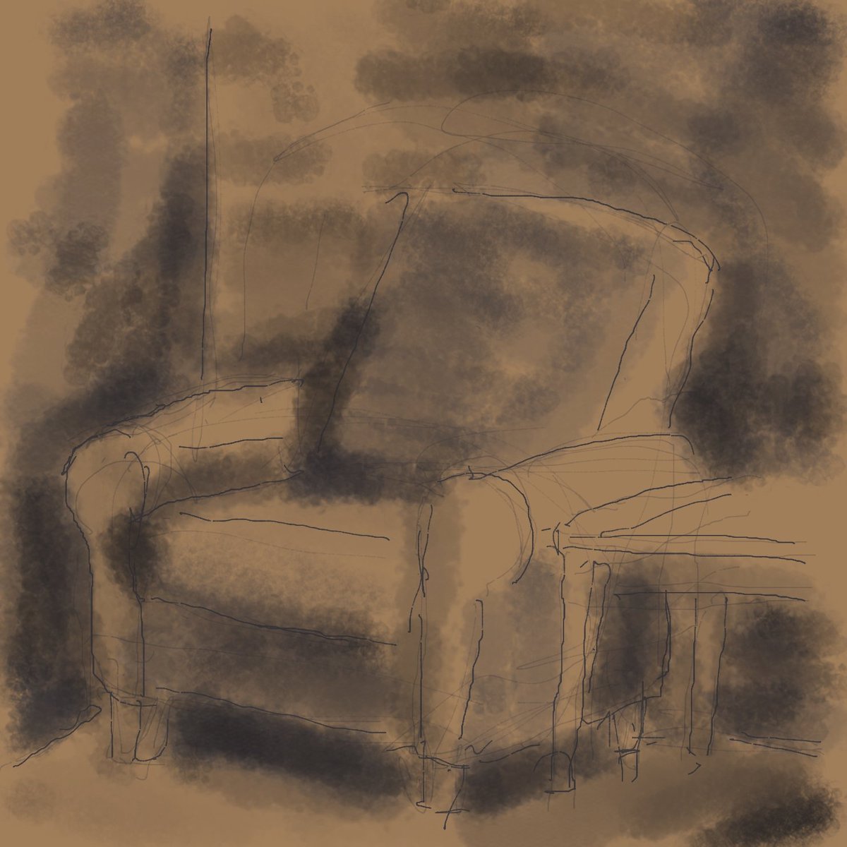 Dentist's office waiting room (phone sketch)