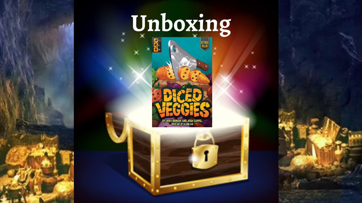 Check out my Unboxing video on the game, #DicedVeggies. Designed by <a href="/Josh_Cappel/">Josh Cappel</a> , #JoryCappel, #RowanCappel and published by #KidsTableBG.
youtu.be/lqD_6bJMwHg