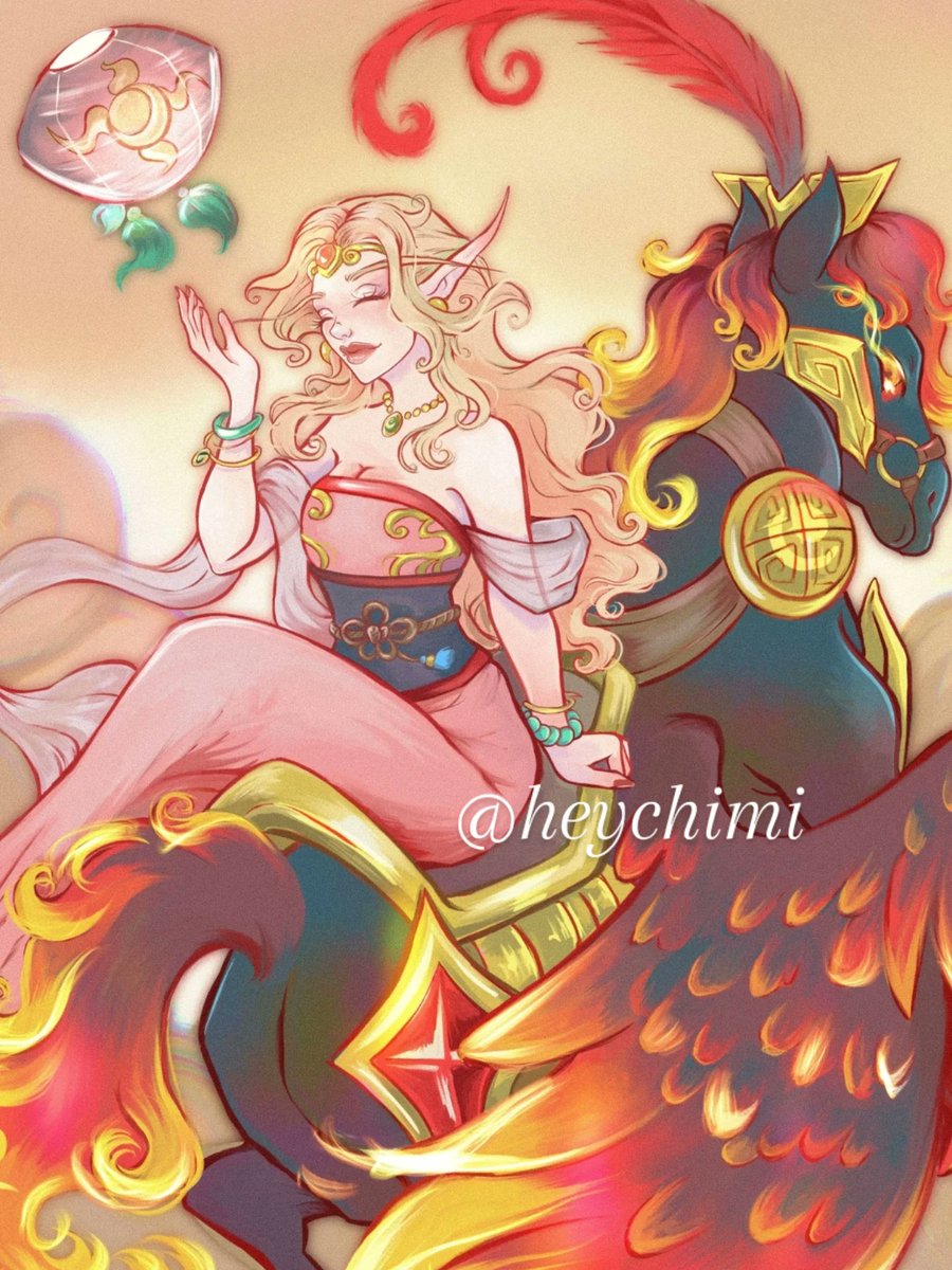 Happy year of the Horse!!! 🐎💗

#warcraftart #LunarNewYear #YearOfTheHorse #warcraft