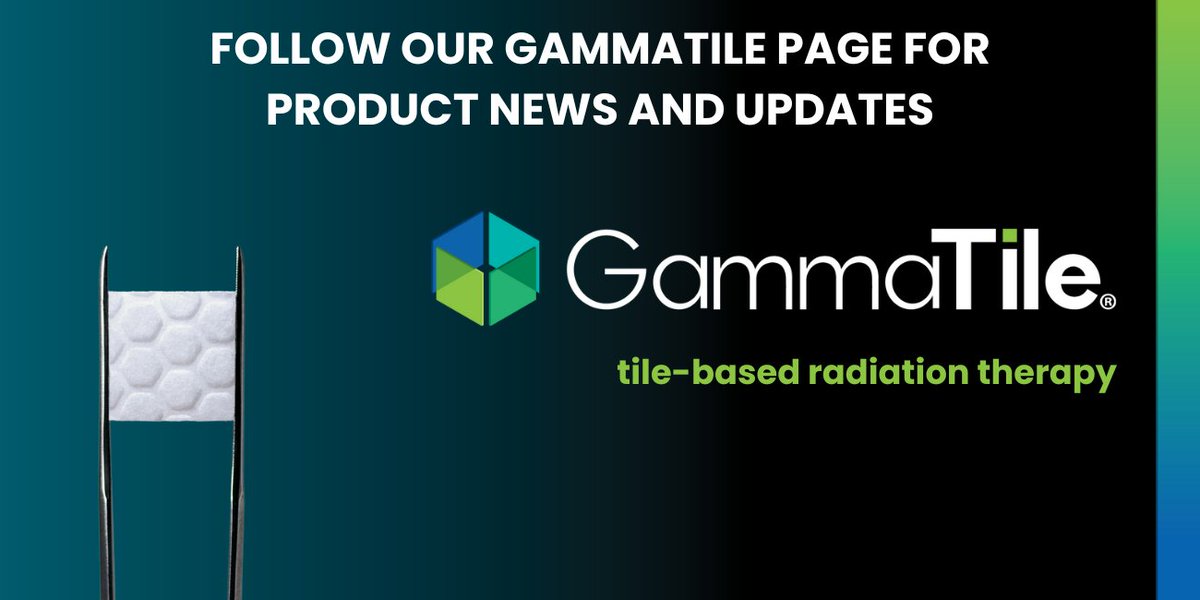 GammaTile by GT Medical Technologies, Inc. tweet media