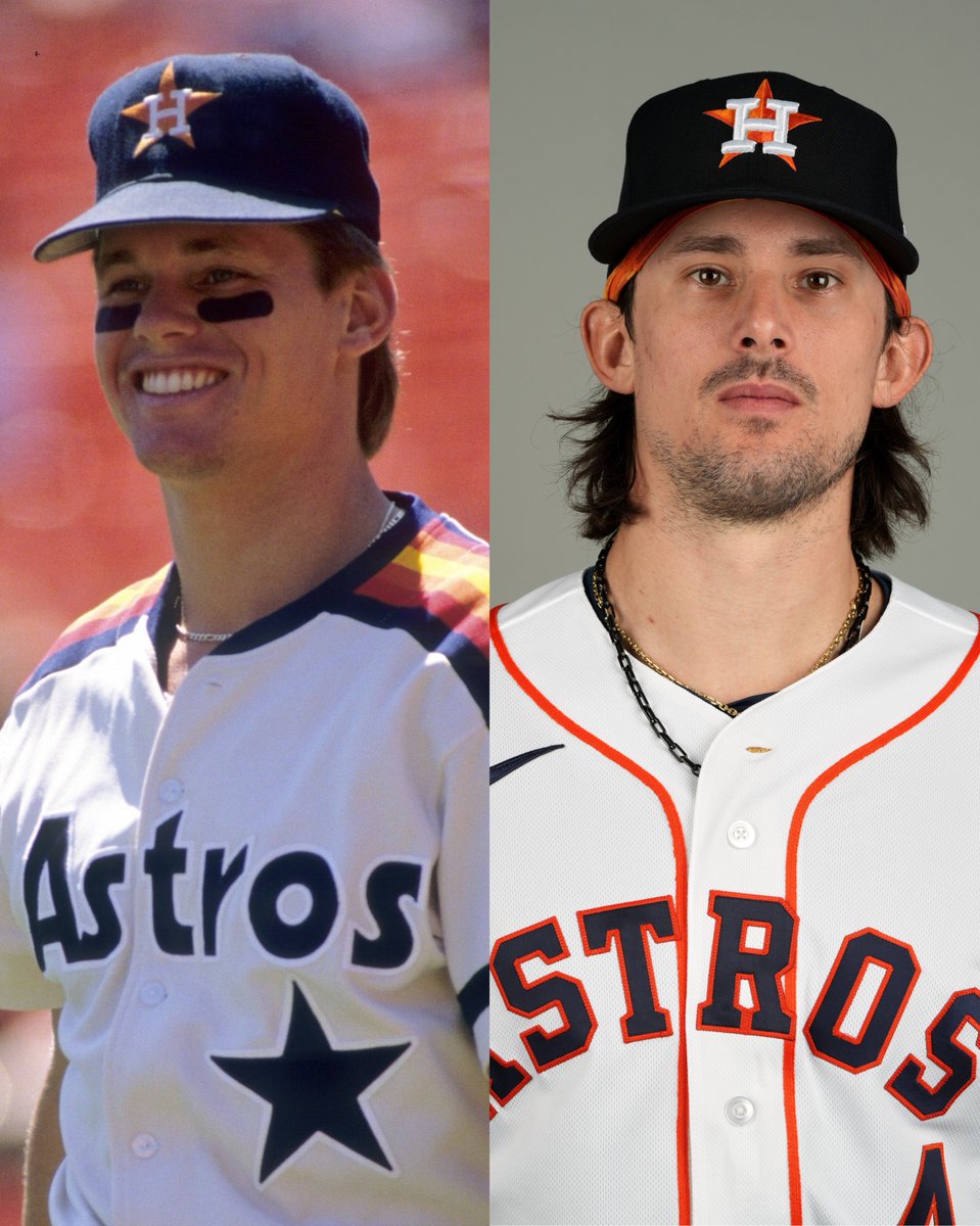 Cavan Biggio has joined the @Astros where his dad spent all 20 years of his Hall of Fame career 🥹

Cavan is wearing No. 4, the same number Craig wore his rookie year.