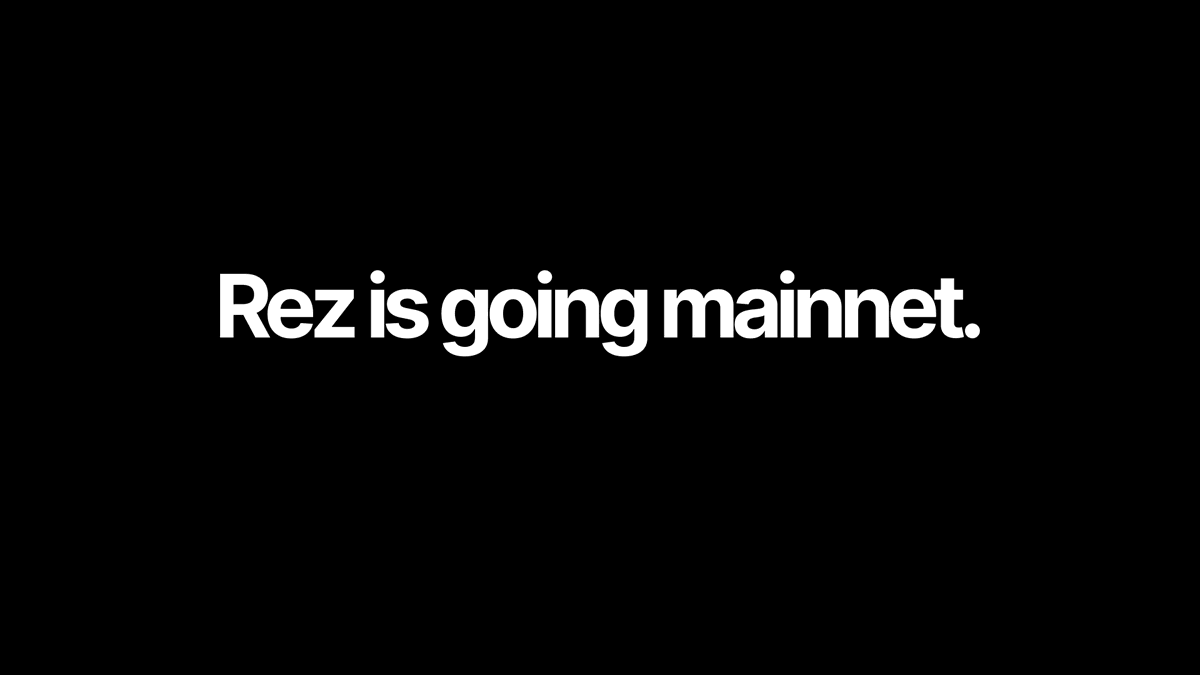 Rez (mainnet arc) tweet media