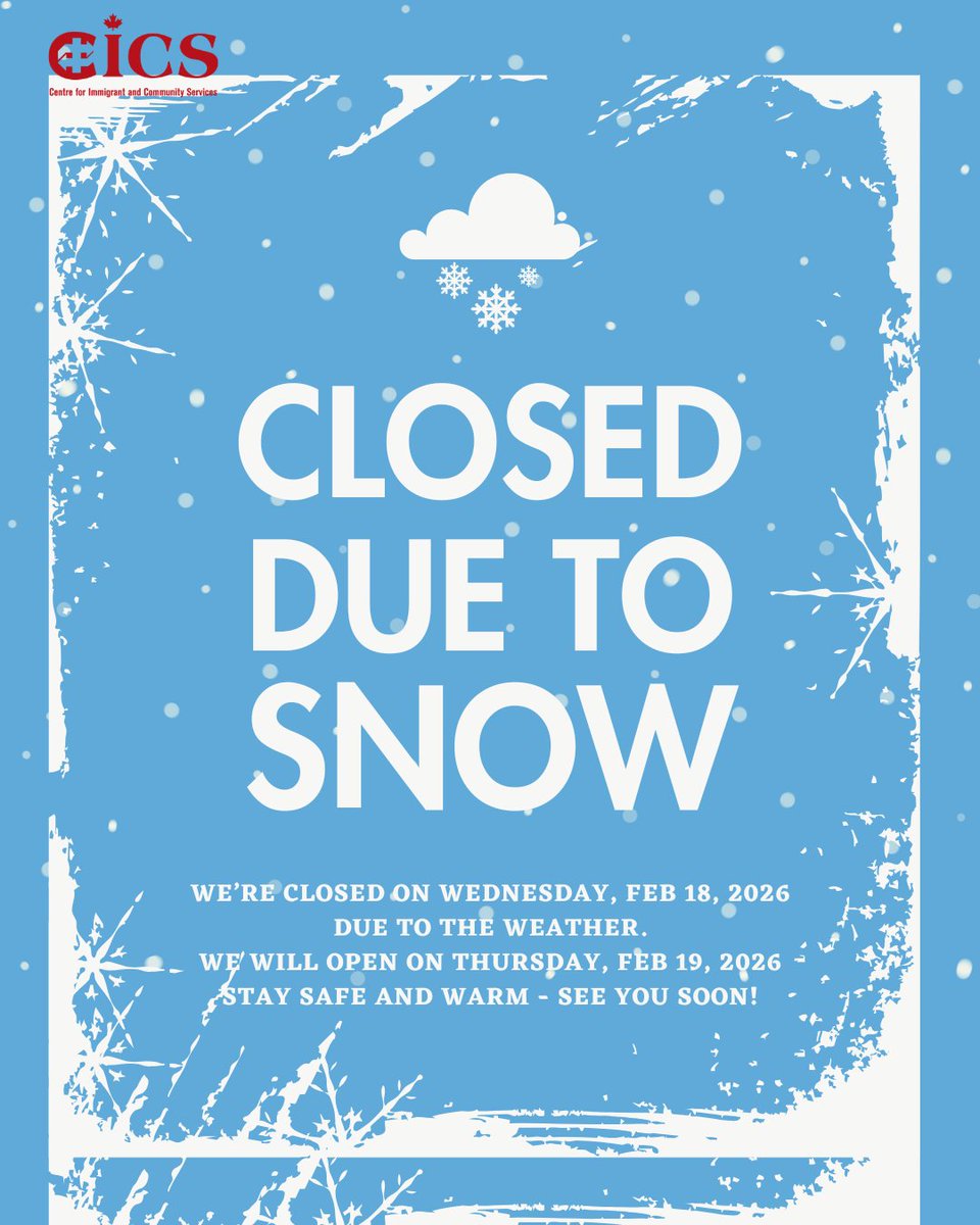 Centre for Immigrant and Community Services (CICS) tweet media