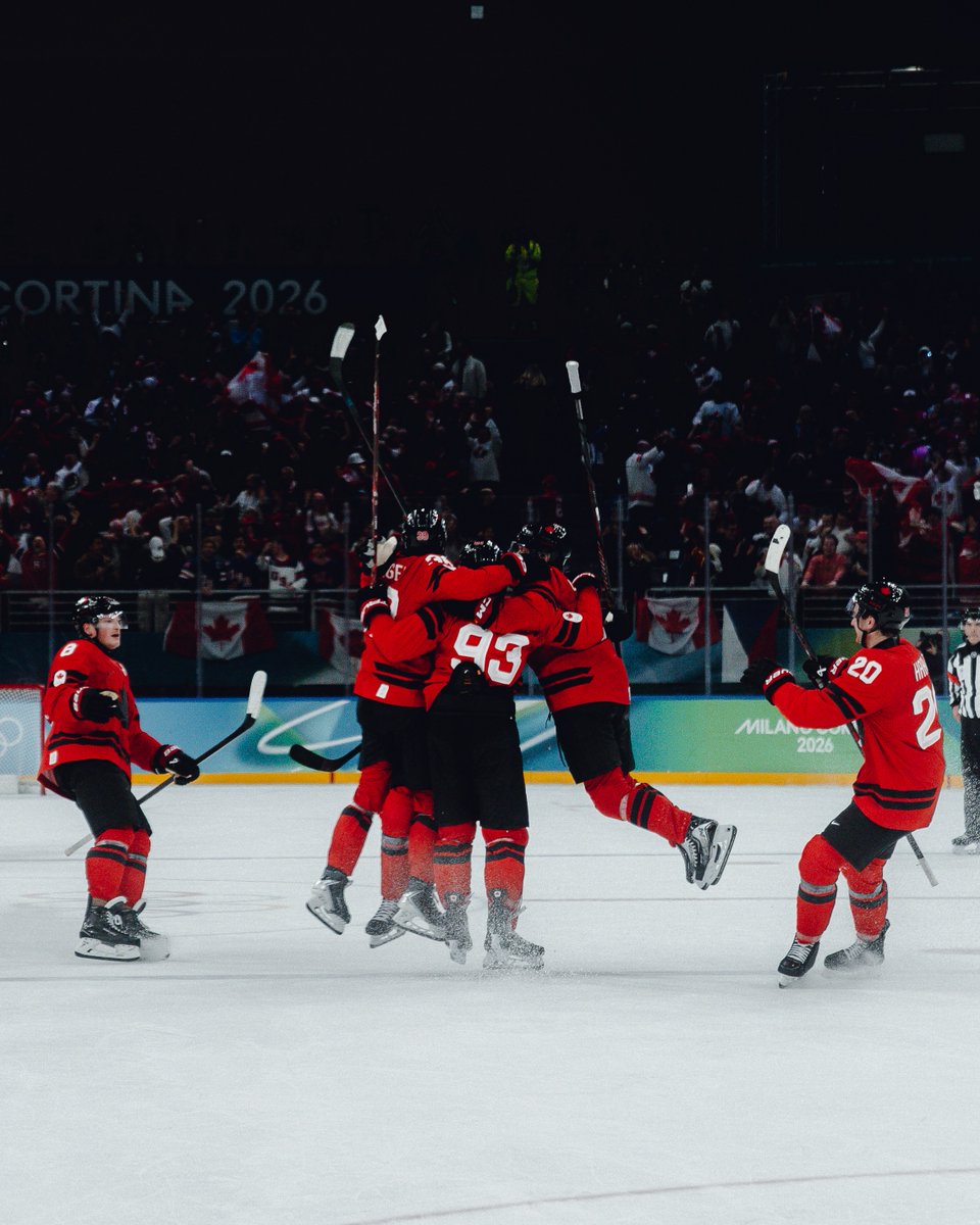 CANADA. EXHALE. 😮‍💨

We want to see your reactions to that quarterfinal OT winner! 🇨🇦 #MilanoCortina2026 #WinterOlympics

Drop us your vids here ➡️ spr.ly/6013hd4X1