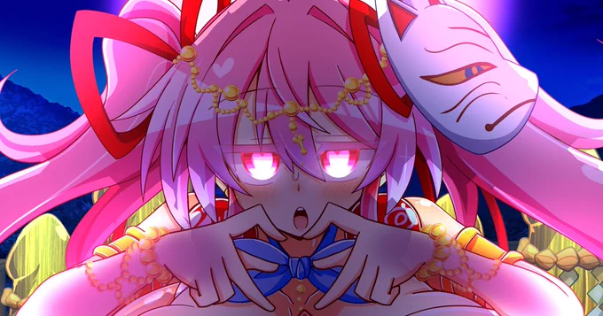 コミッションサイト更新しましたー!爆乳こころちゃんのハートが射抜かれる催眠エロ絵です!!R-18注意!NSFWです! PixivFanbox【 ファンティア【