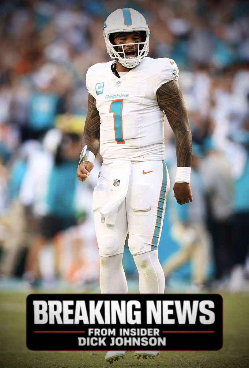 BREAKING: #Dolphins QB Tua Tagovailoa “wants to play for a contender” next season and not have to deal with the headache of a rebuild. 

The writing is on the wall for a breakup in Miami.