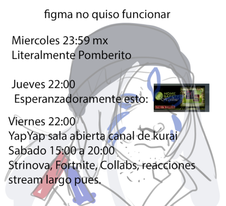 HORARIOOOS DE L A SEMANAAAAH