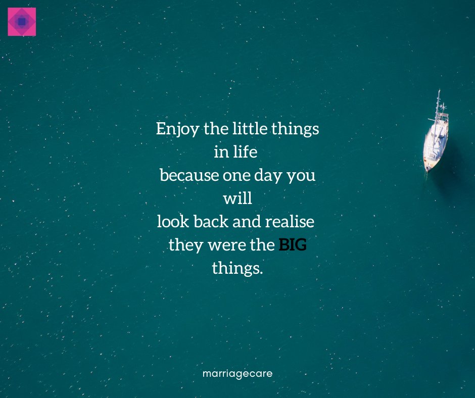 Strong relationships are built in small, little everyday moments between partners.

Kindness, appreciation, and simply being present can become the BIG things that strengthen love over time.🩷

#MarriageCare