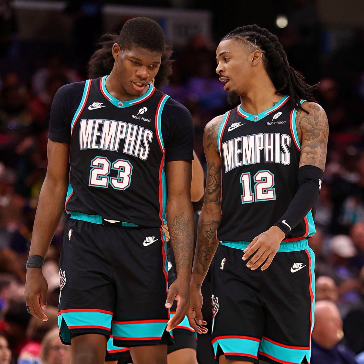 Grizz_Lead's tweet photo. Cedric Coward on outsiders’ views of Ja Morant :

"If you want to say all the negative connotations about him, you're dead wrong and you need to keep your thoughts to yourself. Ja is one of the best people I've ever met. One of the best people to be around.”

(via @hoopshype)

🤞 https://t.co/BYihruRxB9
