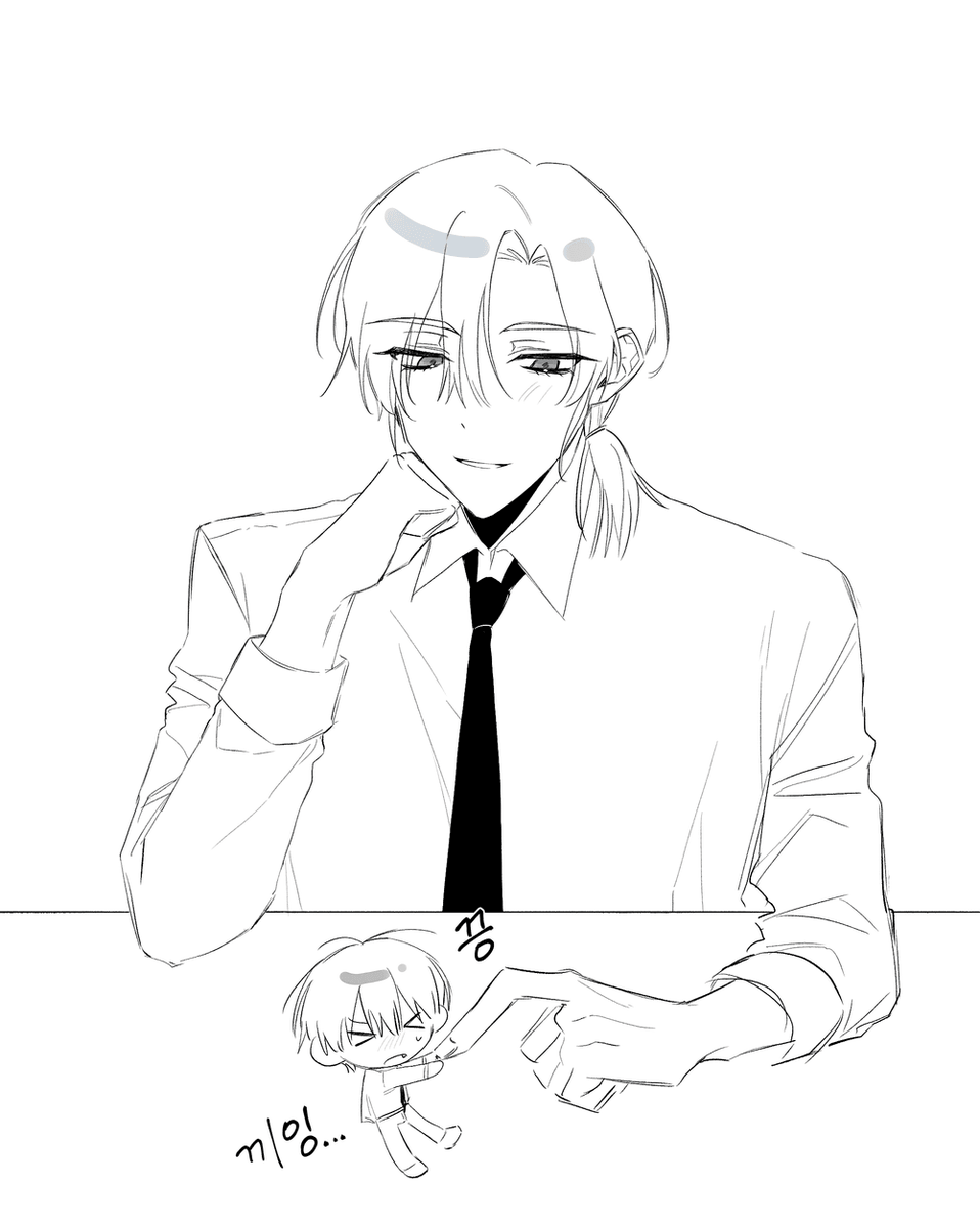 전에 트친 그려준 국장마루