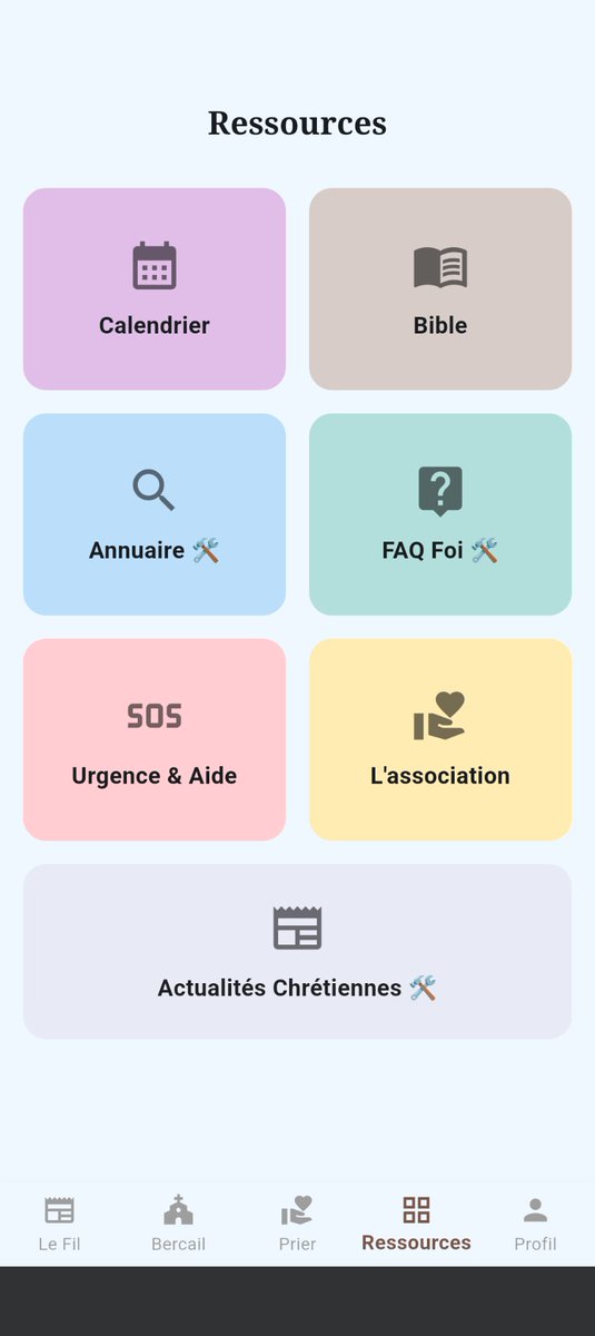 Ovilis_App's tweet photo. @tachme92 Dommage que tu n'es pas sous Android.

On cherche des testeurs/testeuses pour une app chrétienne.

Avec chapelets, intentions de prières.... https://t.co/CRWdNLf17o