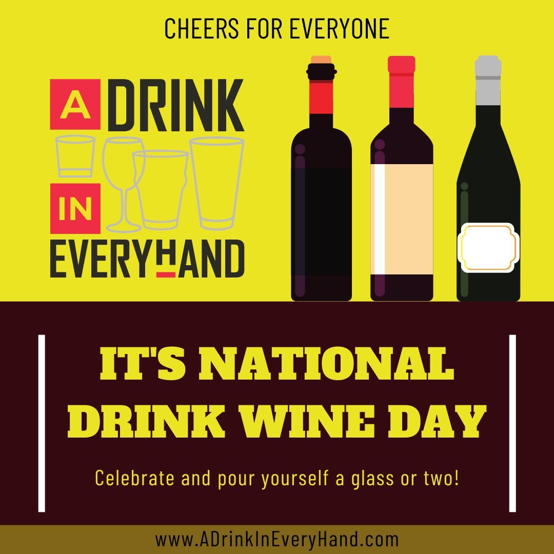 Raise a glass and celebrate #NationalDrinkWineDay!
Whether you prefer red, white, or rosé, today is the perfect day to enjoy a sip and unwind. Cheers to good times and great wine!
#ADrinkInEveryHand
#WineLovers
As Always #DrinkLocalMT
#ADIEH