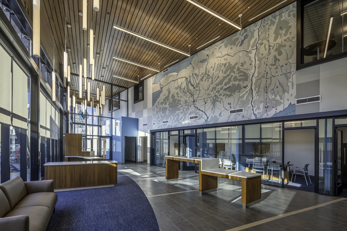 holt_architects's tweet photo. It was a great opportunity for members of the HOLT Architects team to tour the completed corporate headquarters for Guthrie Community Credit Union in Sayre, PA — a project we were proud to design in close collaboration with the Guthrie FCU team. https://t.co/LUdIcIt2Ll