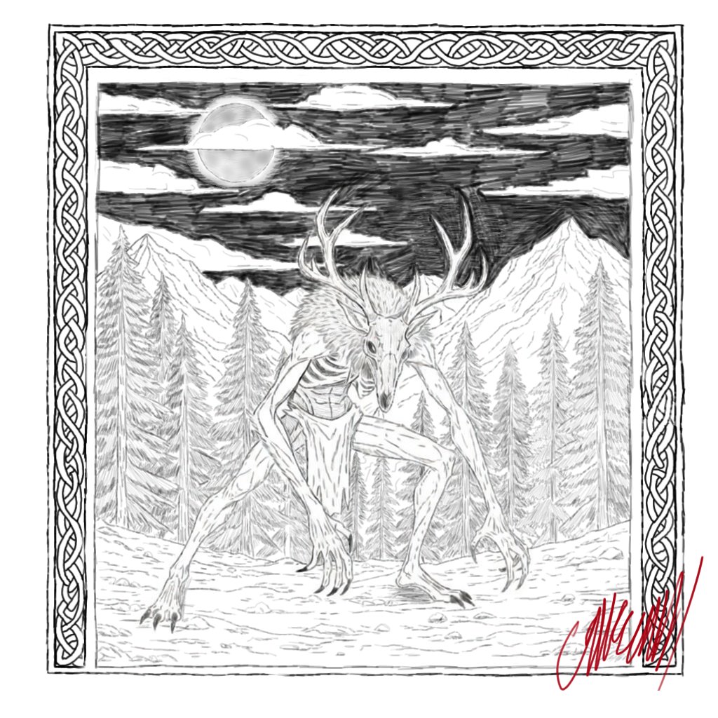 See_Its_Zee's tweet photo. @DiscovererOfArt A few of my more horror oriented drawings! https://t.co/hC3AdCRSoL