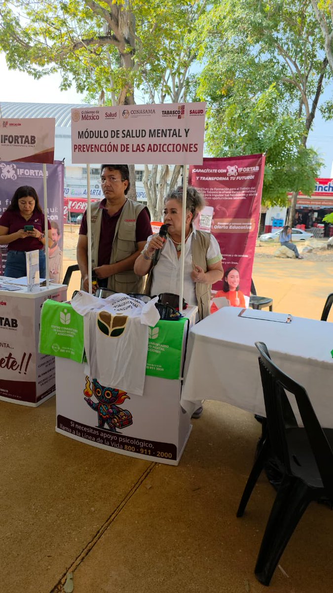 CecaTabasco's tweet photo. Fortaleciendo el bienestar de nuestra comunidad a través de las Jornadas por la Paz, acercando servicios de orientación y atención en la Colonia Gaviotas Norte.
Seguimos promoviendo la campaña “Dale color a tu vida”, que fomenta el autocuidado, y la búsqueda oportuna de apoyo. https://t.co/Xraxa4OUxt