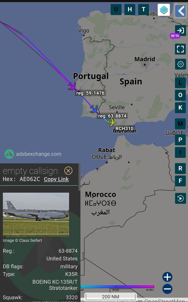 sipjack1776's tweet photo. 3 more tankers inbound to Rota out of Fairchild AFB:
#AE07A3/58-0118/RCH310
#AE062C/63-8874
#AE04C5/59-1476 https://t.co/5LtYqg6Zfr