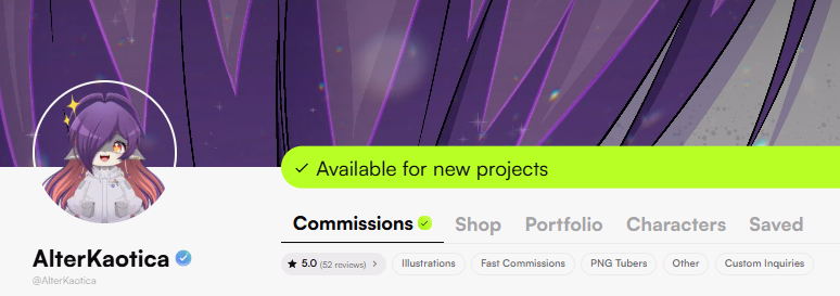 Comisiones han sido abiertas en #vgen !!! No duden en mandarme mensaje si tienen alguna pregunta