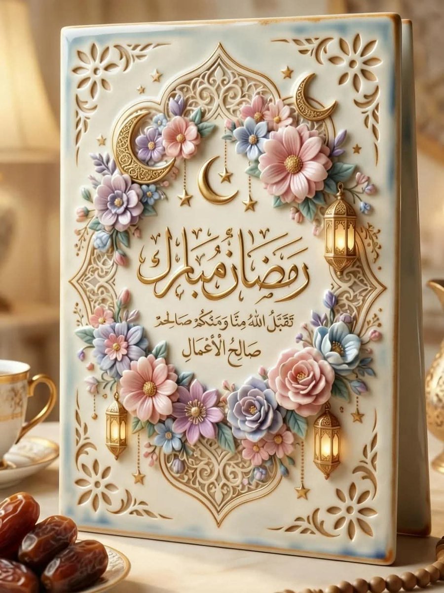 مع حلول شهر رمضان المبارك،
نسأل الله أن يكتب لنا ولأهلنا الأمان والطمأنينة،
وأن يعمّ السلام بيوتنا 
اللهم اجعل هذا الشهر شهر رحمةٍ ومغفرة،
واكتب لنا فيه الخير والسكينة 🙏🙏