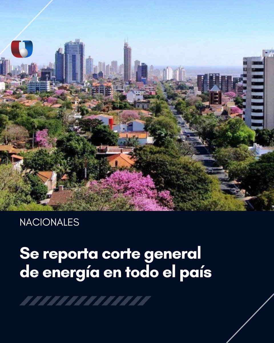🔴 #AHORA | REPORTAN CORTE GENERAL DE ENERGÍA

➡️ Usuarios de redes sociales reportan diferentes cortes de energía a nivel país, destacando principalmente Asunción, Central, Encarnación, Ciudad del Este.

📌 Noticia en desarrollo

#Unicanal