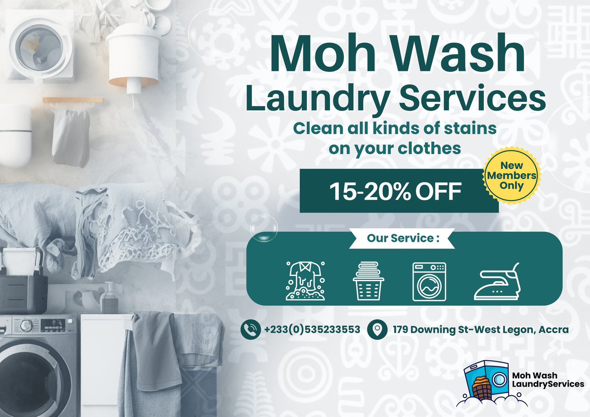 Take advantage of this love season to save a great deal of money on all your laundry needs. Simply call to book us today . NB: Pick up and drop off options available