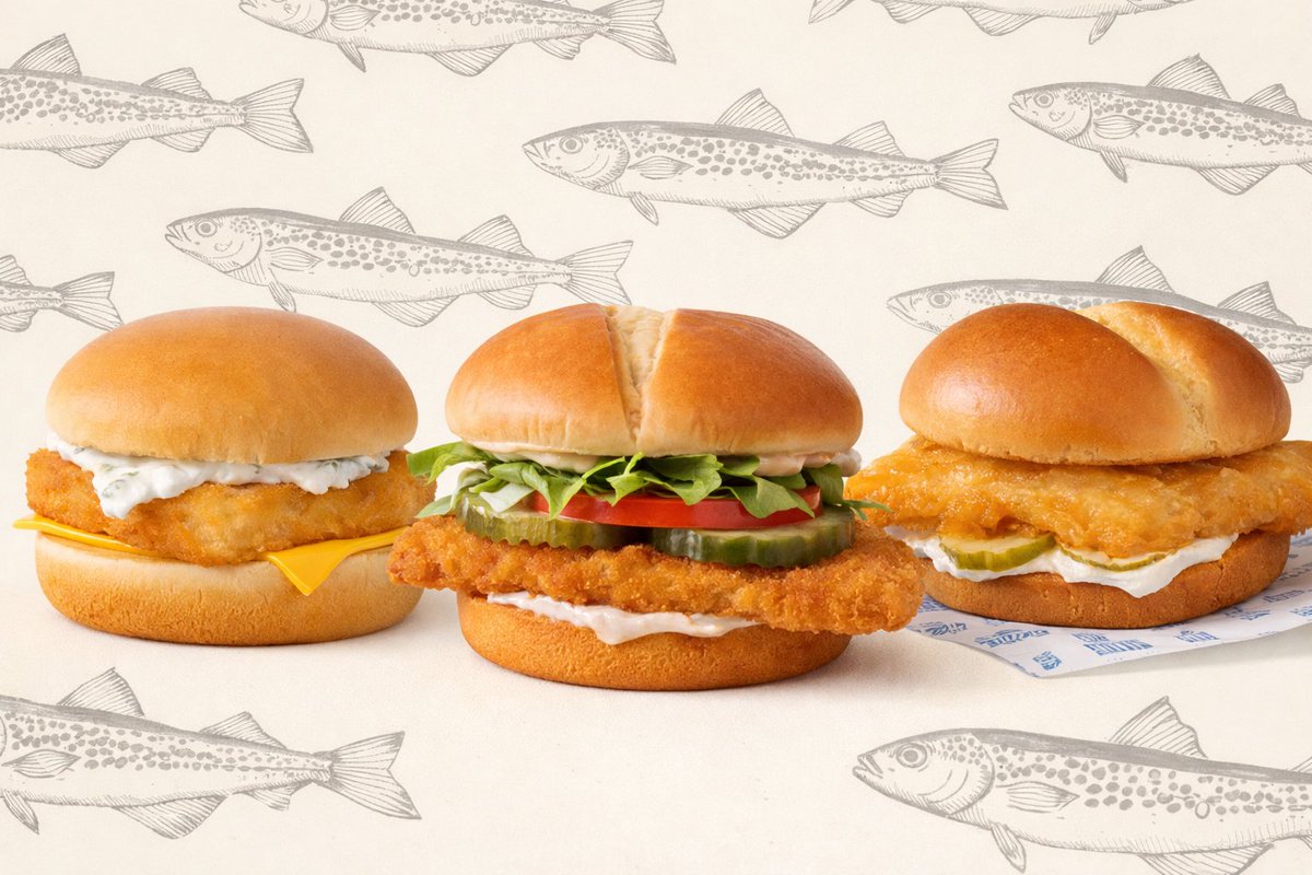 wildAKpollock's tweet photo. 🐟✨ It’s officially seafood season. ✨🐟
During Lent, consumers have more options than ever to enjoy seafood at their favorite fast food restaurants — from classic crispy sandwiches to fresh, fully loaded builds. Each one is unique in its own way… so why not try them all? 👀🍔
One thing remains consistent: U.S.-caught, sustainable Wild Alaska Pollock is the overwhelming choice behind these seasonal limited-time offerings. Mild, flaky, versatile — and responsibly harvested from American waters. 🇺🇸
If you love seeing seafood on the menu this time of year, let your favorite chains know! The more support these sandwiches get, the more likely we are to see Wild Alaska Pollock featured year-round.🙌
#WildAlaskaPollock #SeafoodSeason #Lent #SustainableSeafood #SupportSeafood