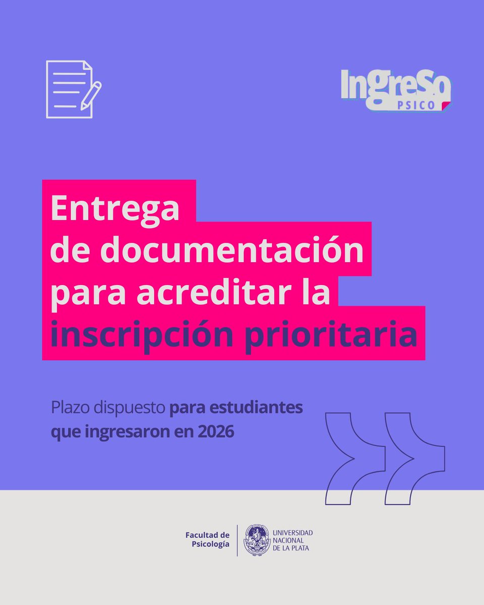 Facultad de Psicología UNLP tweet media