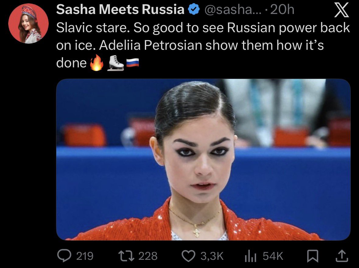 Slavic stare… she is literally Armenian. We are not slavic 😅