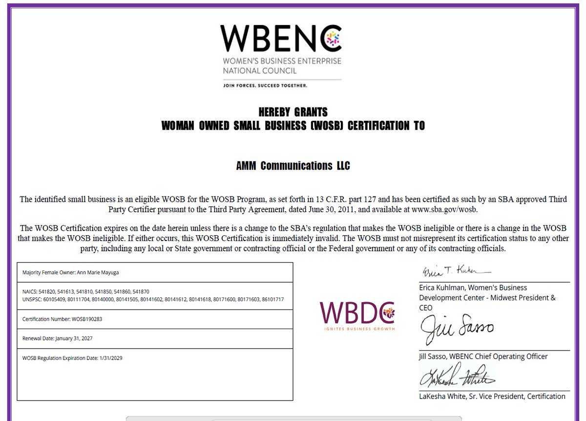 AMM Communications tweet media