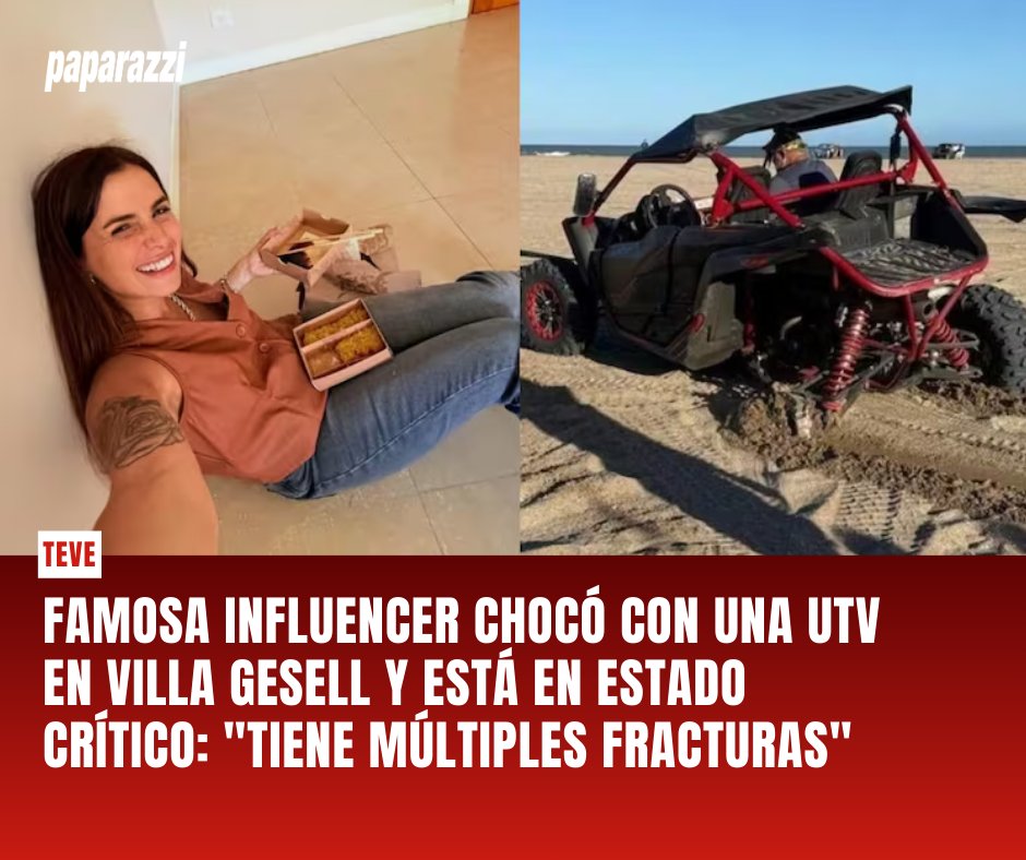 PaparazziRevis's tweet photo. HAY PREOCUPACIÓN😰💔 Los médicos confirmaron que sufrió traumatismo de cráneo con pérdida de conocimiento, contusión pulmonar, neumotórax izquierdo y tiene muy comprometida la médula espinal.

📲Descubrí de quién se trata: https://t.co/i4Unogi3Kx https://t.co/tIyfjmA2hl