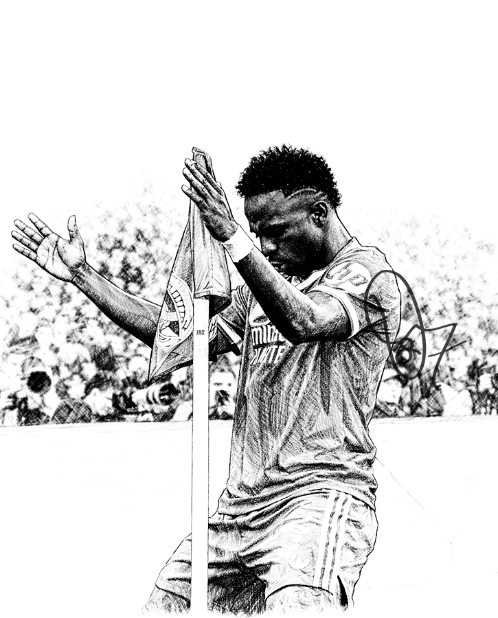 don't tap on vinicius jr