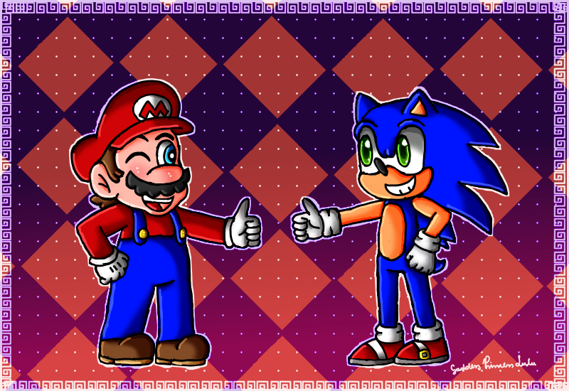 #Mario #SonicTheHedgehog #SuperMario #Nintendo 
Why this fight between Mario and Sonic are so dumb? Let them be friends.