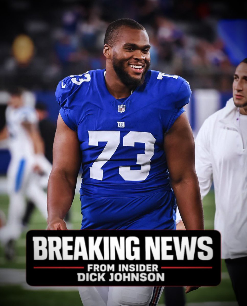 BREAKING: #Giants OL Evan Neal is expected to have a “lucrative market” in free agency. 

Neal has been virtually unplayable throughout his career, but there are many teams that would bet on his upside.