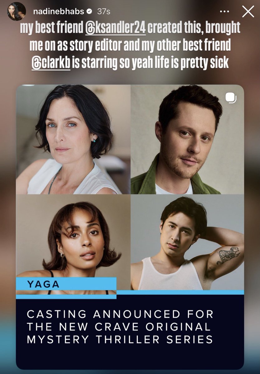 OMG NADINE AS STORY EDITOR???????