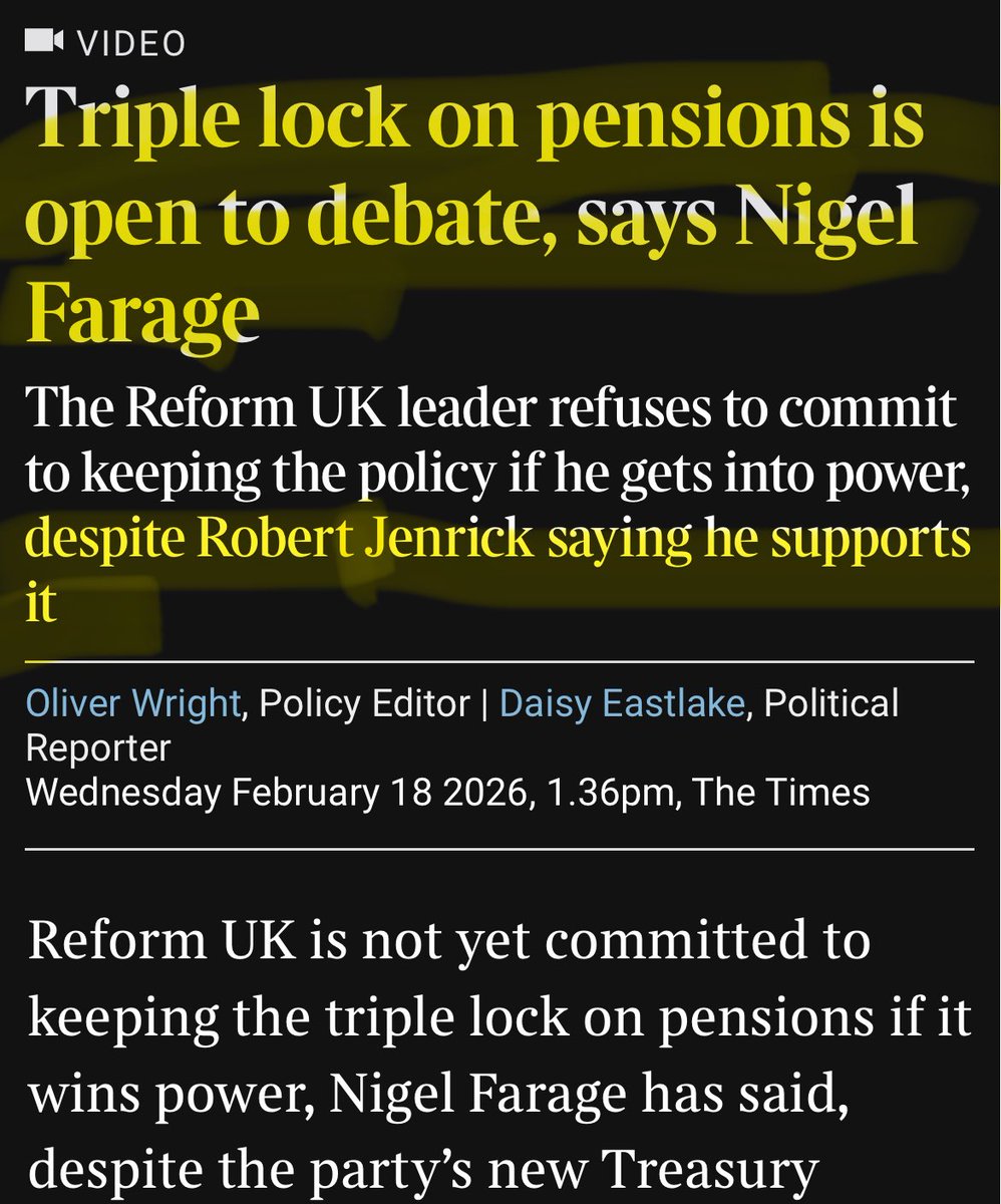 ANOTHER REFORMUK UTURN IN UNDER 24HRS
Will the media pick up on this and start counting ReformUK Uturns? 

They're happening at a daily rate