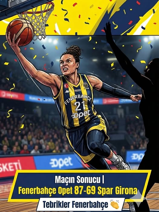 Fenerbahçe Opet 87-69 Spar Girona
Tebrikler Fenerbahçe