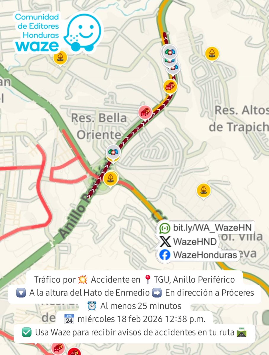 Trafico en Tegus tweet media