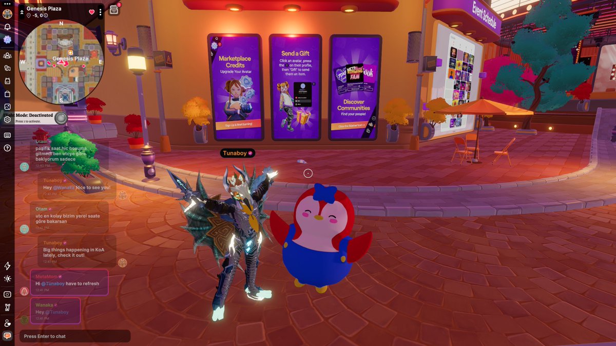 Big things happening in <a href="/decentraland/">Decentraland</a> ! <a href="/pudgypenguins/">Pudgy Penguins</a> are here with a fun little emote thanks to <a href="/CanessaDCL/">Canessa 💫💫</a> . Jump in with my link and claim yours for free! decentraland.org/invite/Tunaboy #decentraland #pudgypenguins #mana #eth #metaverse #wearable #crypto #btc