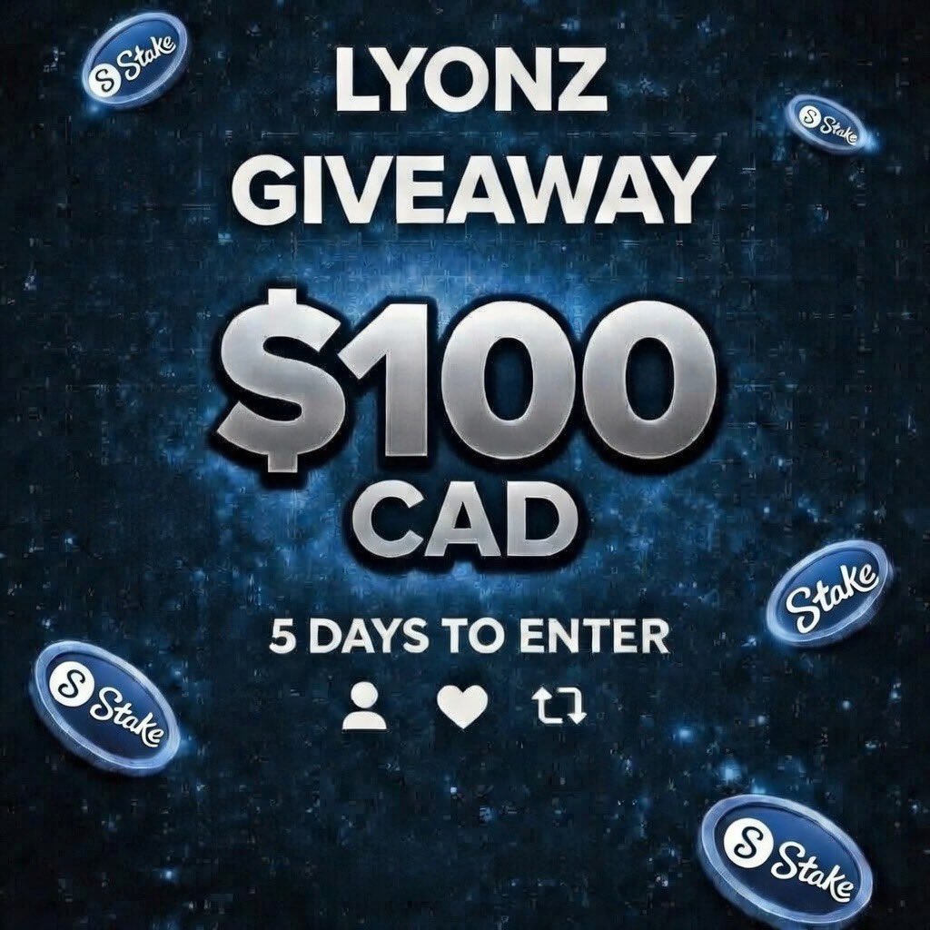 $100 Giveaway 

Like &amp; Repost ♻️

Comment Stake Usernames ⬇️

Join Discord.gg/lyonz