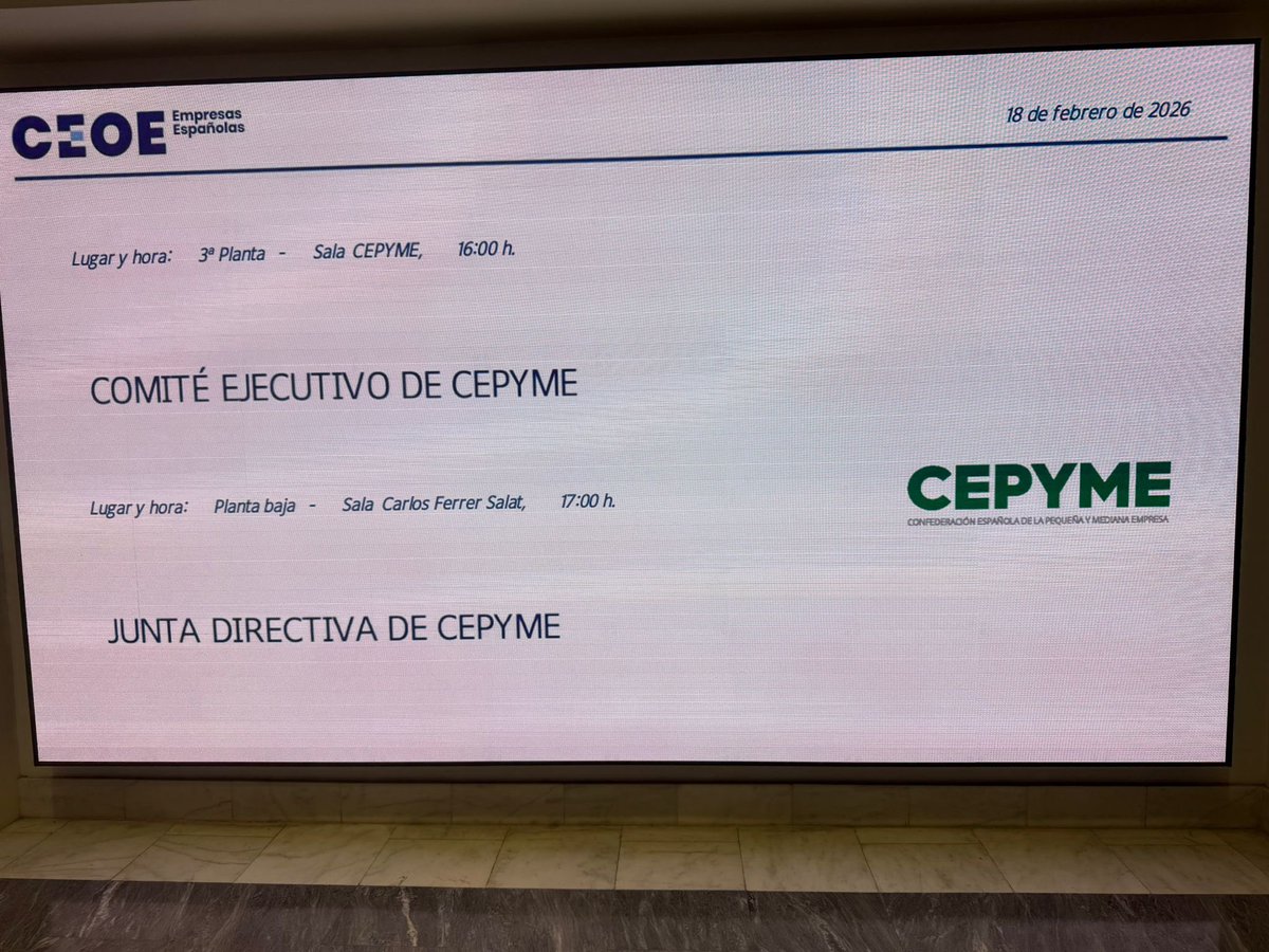 coepca's tweet photo. 🔵 Junta Directiva de @cepyme_ 

Hoy hemos participado en la reunión de la Junta Directiva de CEPYME, un espacio clave para el análisis de la situación económica actual y la defensa de los intereses de las pequeñas y medianas empresas. https://t.co/PYCNu0aSGE