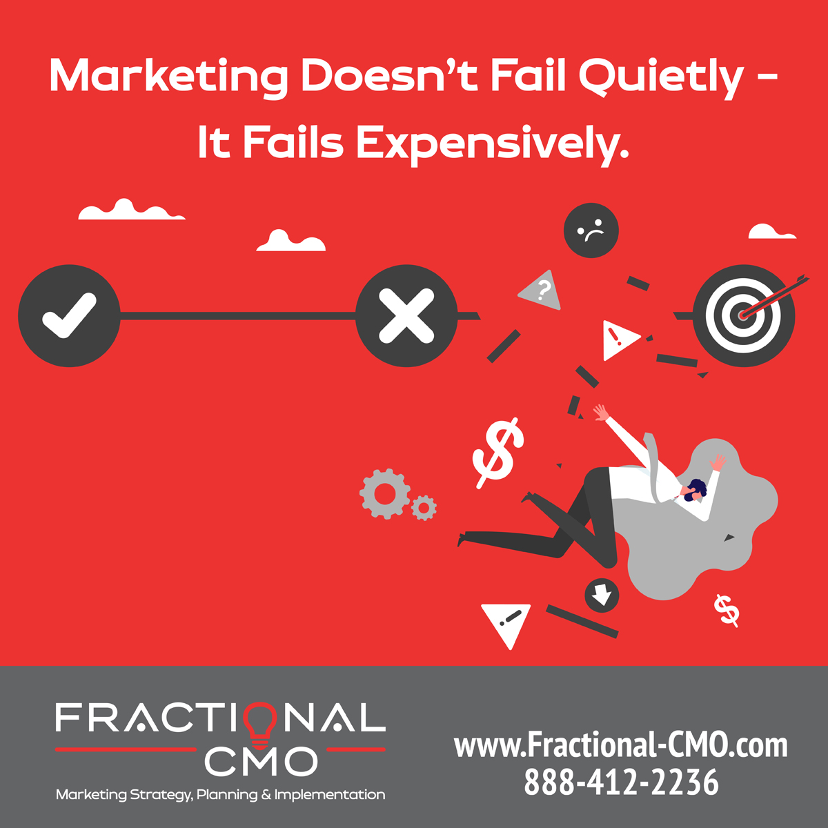 CmoFractional's tweet photo. 💸 Skipping strategy is expensive.

Roughly 26% of marketing budgets are wasted on ineffective efforts 🚯. At #FractionalCMO, we stop wasted motion before it starts ⏱️.

Uncover the most common places marketing budgets get wasted 🗑️ https://t.co/ogTnjYGB6N.

#MarketingWaste #ROI https://t.co/GfkU0vxPCa