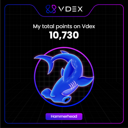 My total point on vdex is 10730