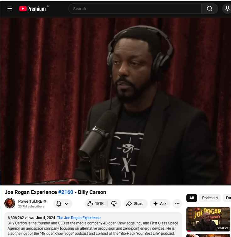 $BELR The CEO has been on the Joe Rogan podcast 🧐 Definitely looks like someone with big connections.