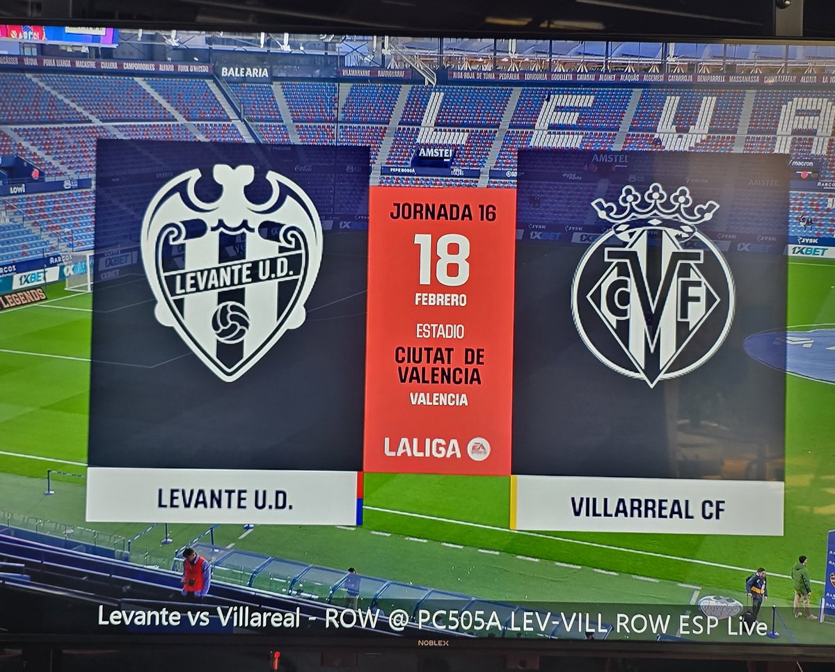 leandrozapponi's tweet image. Ya estamos listos!
Te relato #LaLiga 🇪🇸
 ⚽ #Levante (@LevanteUD) - 👕 #Villarreal (@VillarrealCF)
#Fecha16
🎙 @SebasDecker
📟 613-1613
📺 @DSports
#LaLigaEnDSports 
🐸☝️
#NoTeLoPodésPerder